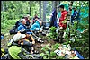 lunch bij Seidjavr meer, Rusland , zondag 16 augustus 2009