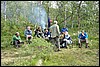 trektocht door Lovozero gebergte, Kola, Rusland , dinsdag 18 augustus 2009