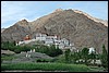 uitzicht op klooster te Likri, India , woensdag 27 juli 2005