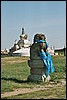 Erdene Zuu klooster, Karakorum, Mongolië , zaterdag 12 juli 2003