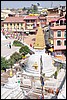 Boudhanath stupa, Kathmandu, Nepal , maandag 17 oktober 2011