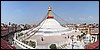 Boudhanath stupa, Kathmandu, Nepal , maandag 17 oktober 2011