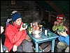 koude Elana hut, Rwenzori NP, Oeganda , zaterdag 28 juli 2007