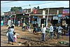 dorpje onderweg naar Kabala, Oeganda , maandag 16 juli 2007