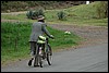 man met fiets, Oeganda , donderdag 19 juli 2007