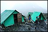 Elana hut, Rwenzori NP, Oeganda , zaterdag 28 juli 2007