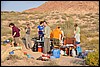 kamp nabij Ras al Jinz strand, Oman , dinsdag 28 december 2010