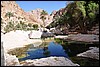 Wandeling door Wadi Taab, Oman , woensdag 29 december 2010