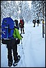 van Jussinkamppa naar Siilastupa, Oulanka NP, Finland , donderdag 10 februari 2011