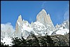 uitzicht op Fitz Roy, Los Glaciares N.P. , Argentinië , dinsdag 16 december 2008