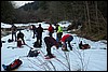 Sneeuwwandelen in de Rosengarten, Italië , maandag 25 februari 2008