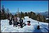 Sneeuwwandelen in de Rosengarten, Italië , dinsdag 26 februari 2008