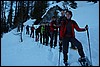 Sneeuwwandelen in de Rosengarten, Italië , dinsdag 26 februari 2008