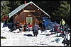 Sneeuwwandelen in de Rosengarten, Italië , dinsdag 26 februari 2008