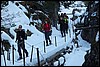 Sneeuwwandelen in de Rosengarten, Italië , woensdag 27 februari 2008