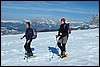 Sneeuwwandelen in de Rosengarten, Italië , donderdag 28 februari 2008