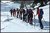 Sneeuwwandelen in de Rosengarten, Italië , vrijdag 29 februari 2008