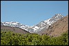 Uitzicht vanuit guesthouse Imlil, Marokko , maandag 1 mei 2006