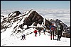 Afdaling vanaf Toubkal, Marokko , donderdag 4 mei 2006