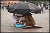 Djemaa-el-Fna plein, Marrakesh, Marokko , zaterdag 6 mei 2006