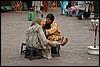 Djemaa-el-Fna plein, Marrakesh, Marokko , zaterdag 6 mei 2006