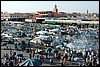 Djemaa-el-Fna plein, Marrakesh, Marokko , zondag 7 mei 2006