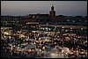 Djemaa-el-Fna plein, Marrakesh, Marokko , zondag 7 mei 2006