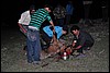 Slachten geit, Gumba Nallah kamp, India , zondag 26 augustus 2012
